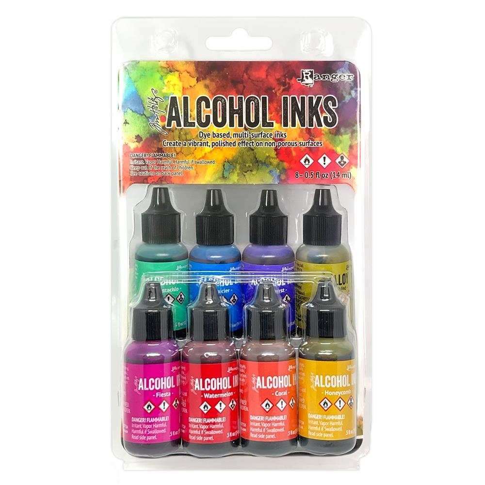 Tim Holtz® alcoholinktset - roze/rood spectrum